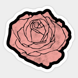 Pink Rose Sticker